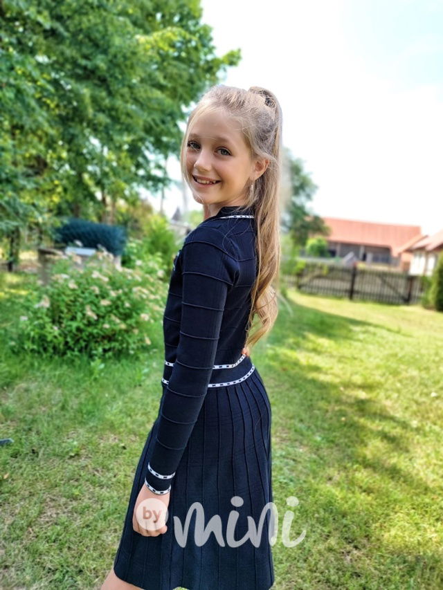 Svetříkové šaty Coco černé