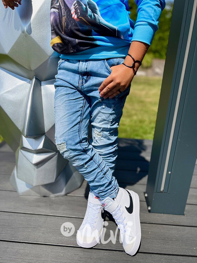 Ripped jeans s mačkaným efektem Cristiano