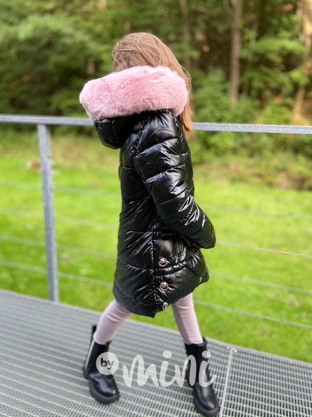 Zimní kabát black/pink