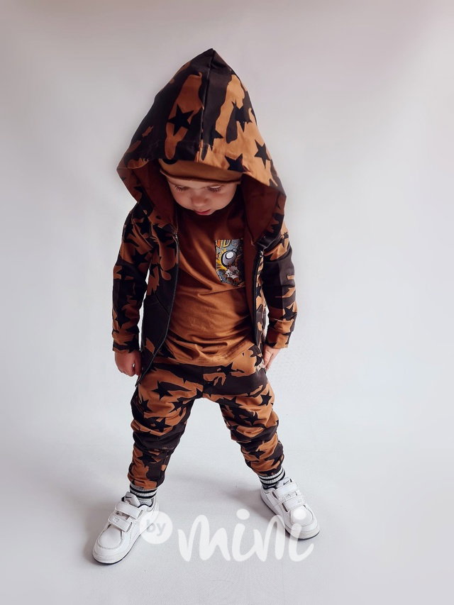 Tepláky honey army star - BASIC