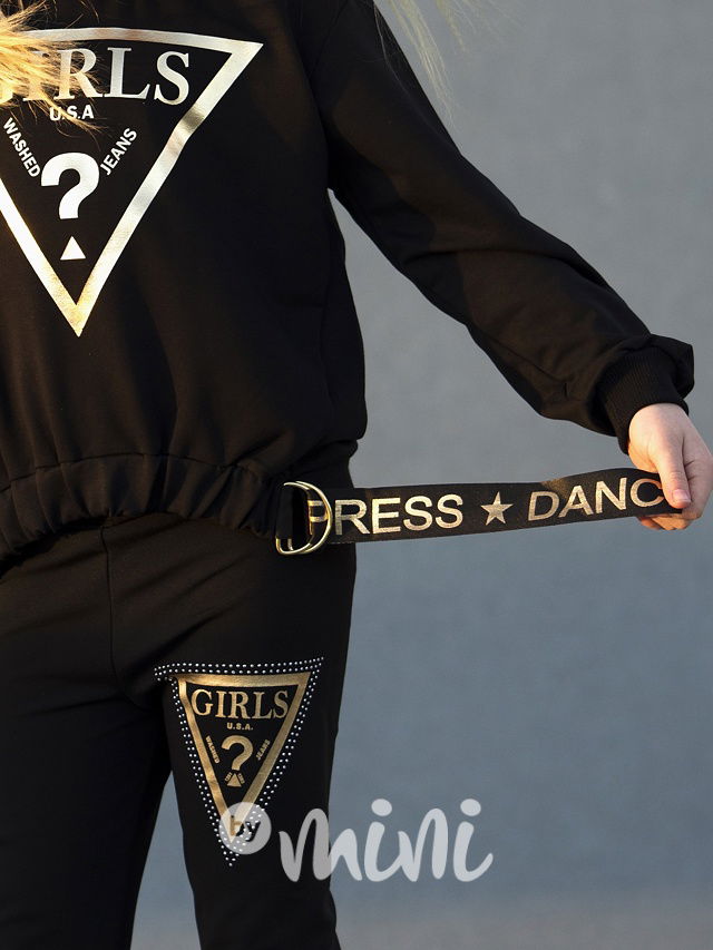 GIRLS mikina černá