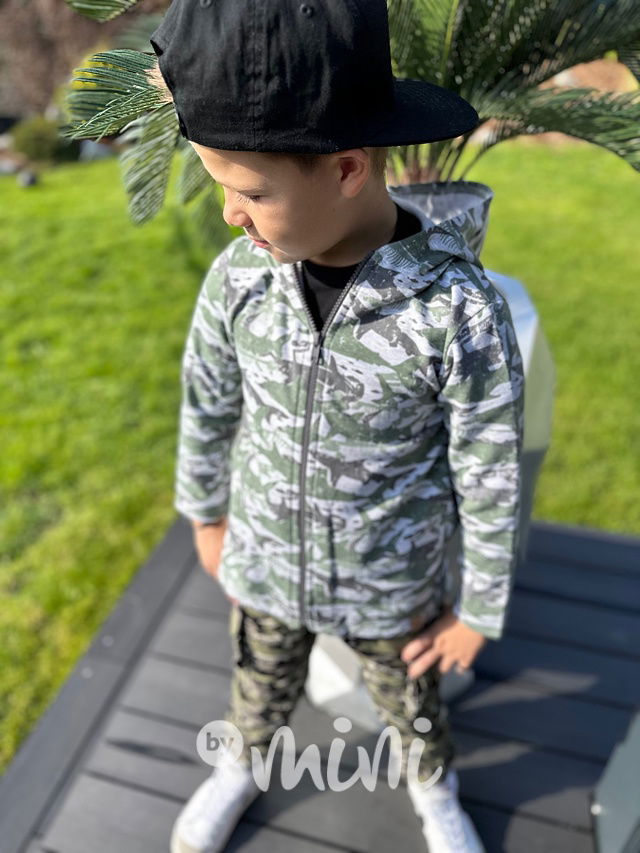 Shark zateplená long mikina