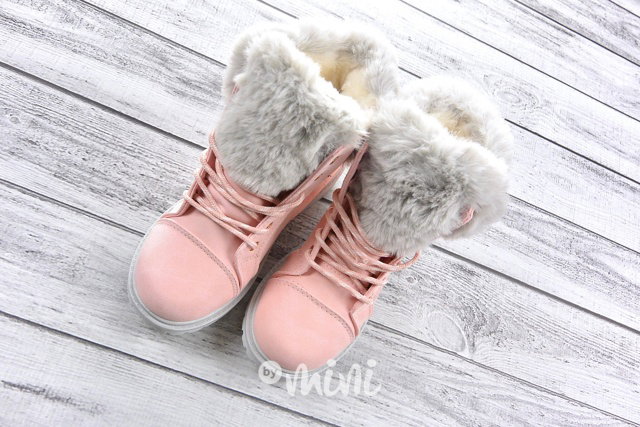 PINK workery s kožíškem