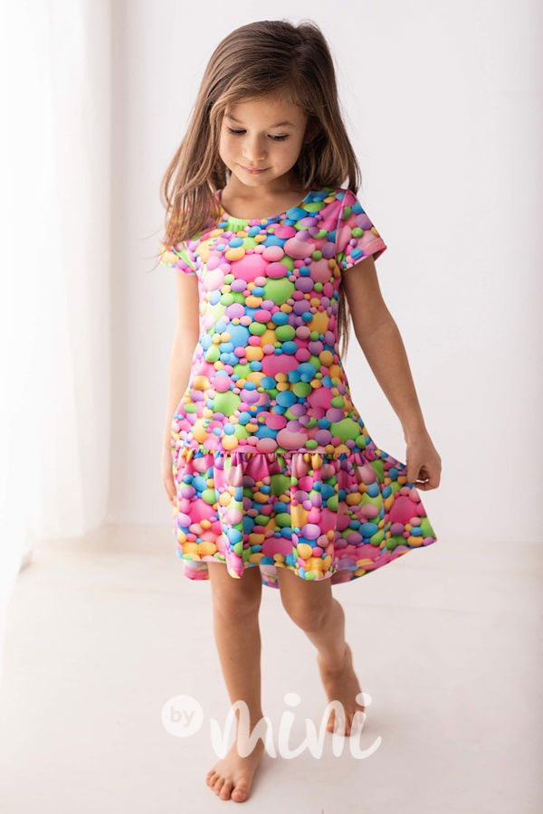 Lily Grey šaty Bubbles