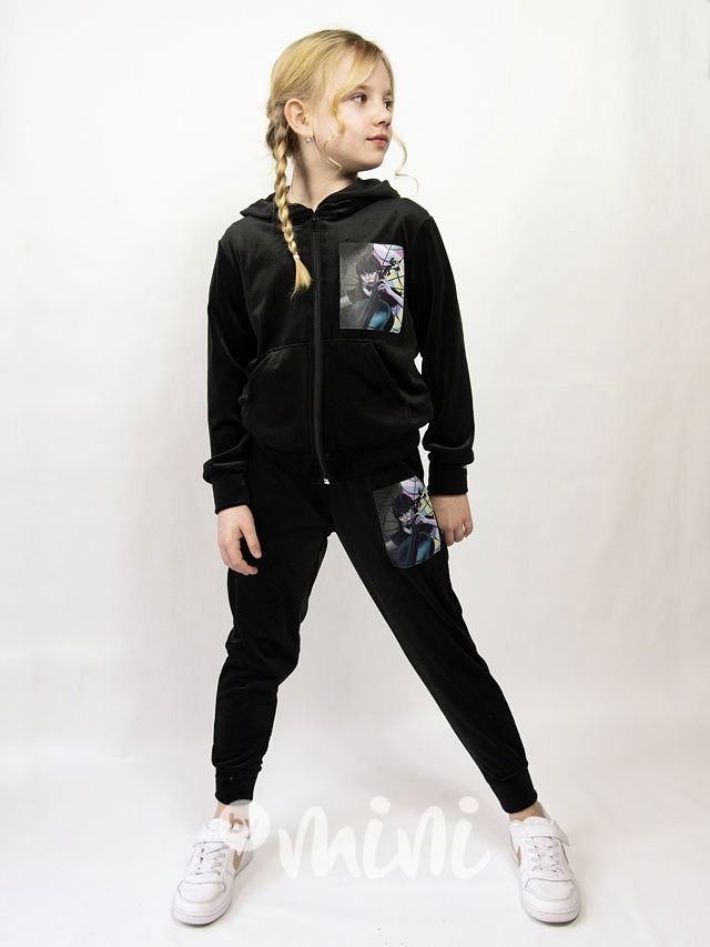 Velurová soft souprava Wednesday cello