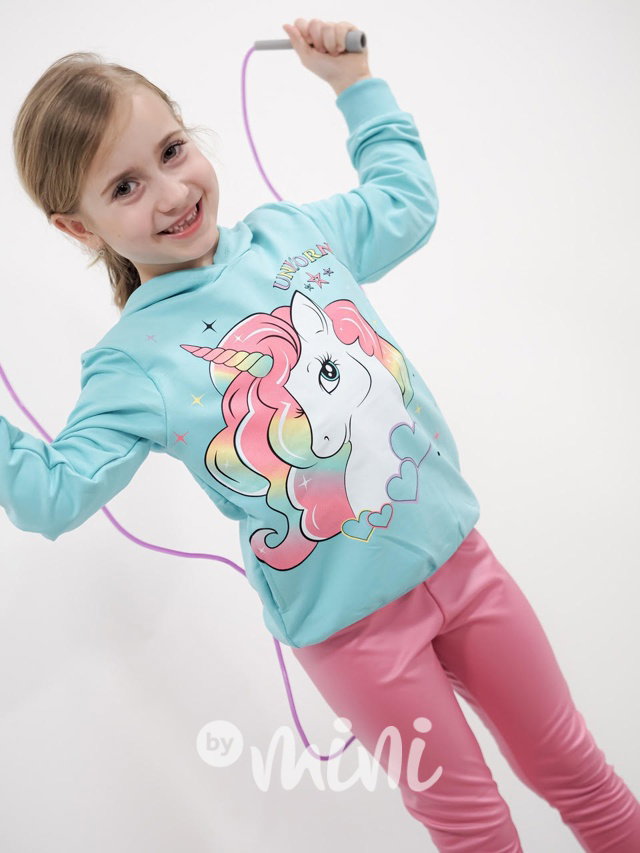 UNICORN mikina mint