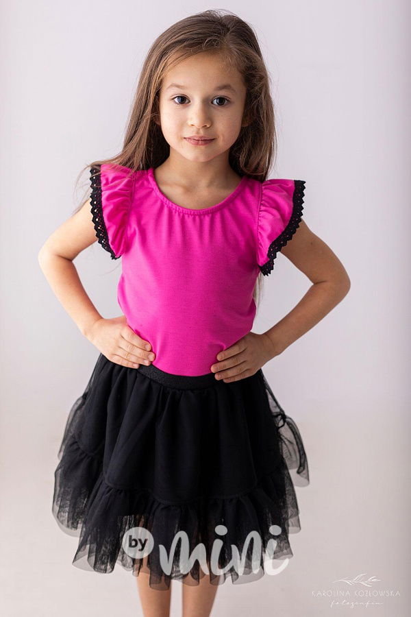 Black maxi tutu sukně Lily Grey