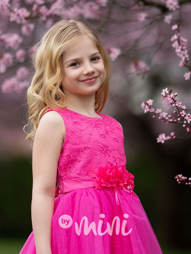 Slavnostní šaty Cinderella malinové