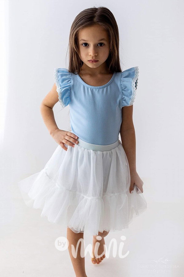 Lily Grey blůzka s krajkou baby blue