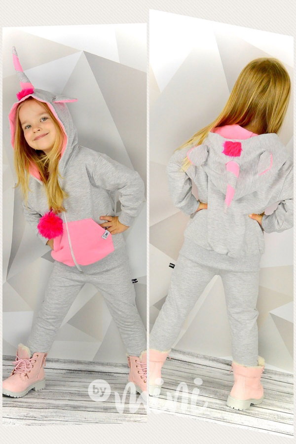 Jednorožec grey mikina