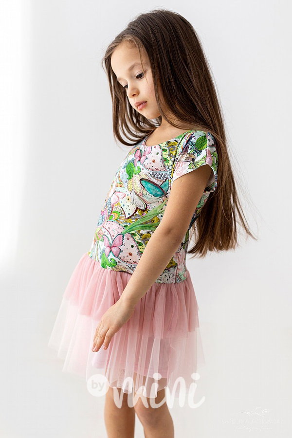 Lily Grey šaty s tylem fairytale