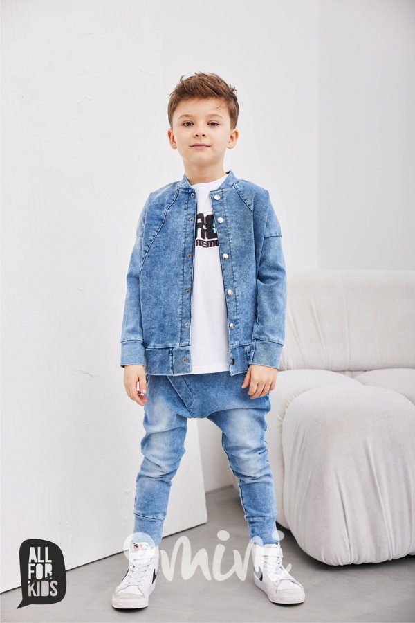 AFK blue denim baggy