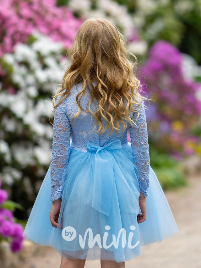 Princess krajkové šaty s maxi tylovou sukní Frozen