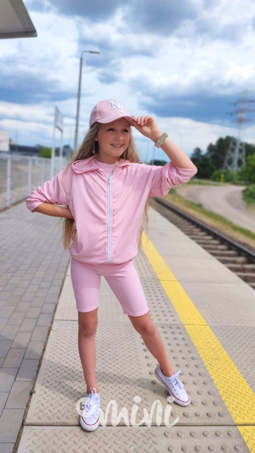 3-dílný CHIC komplet růžový