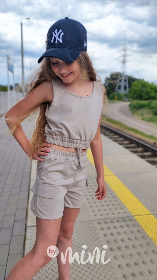 Letní cargo set beige