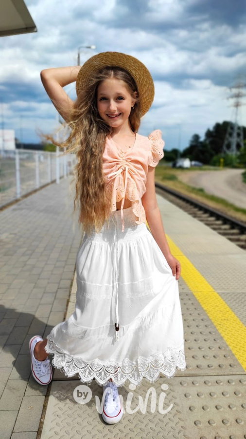Halenka z madeiry růžová