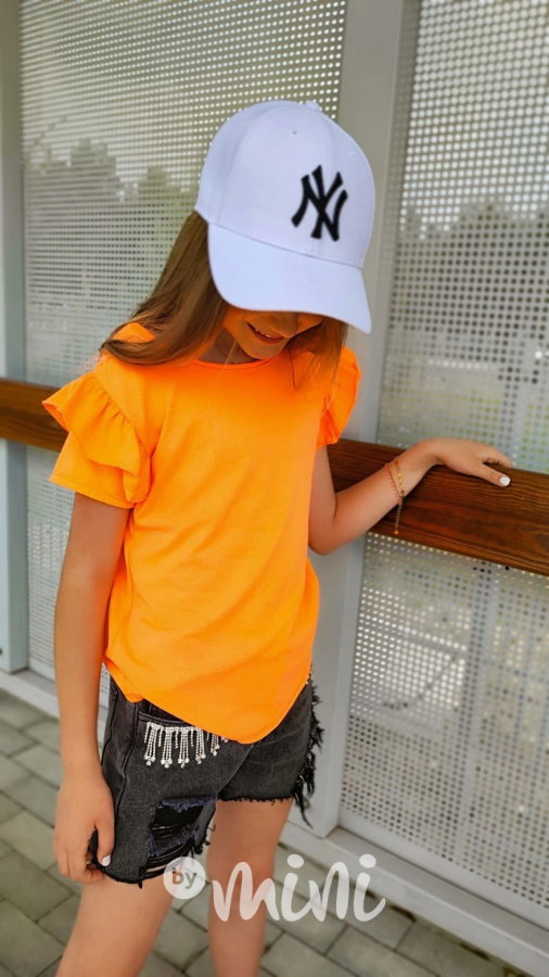 Neon blůzka oranž