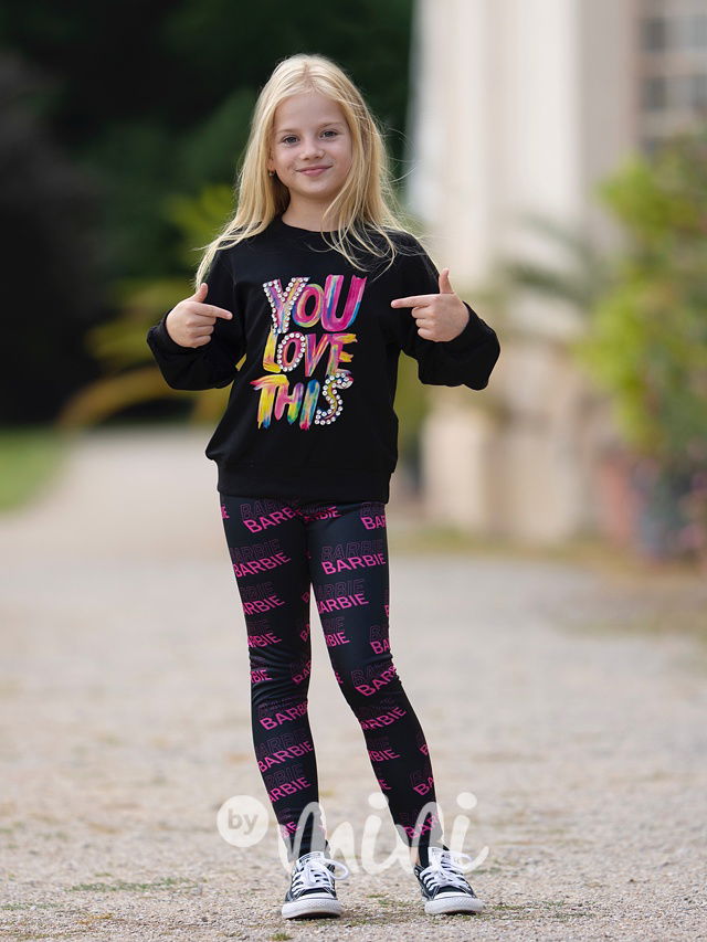 Love this mikina s kamínky černá