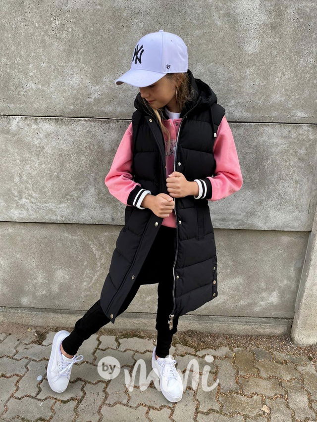 College hoodie mikinová bunda pink