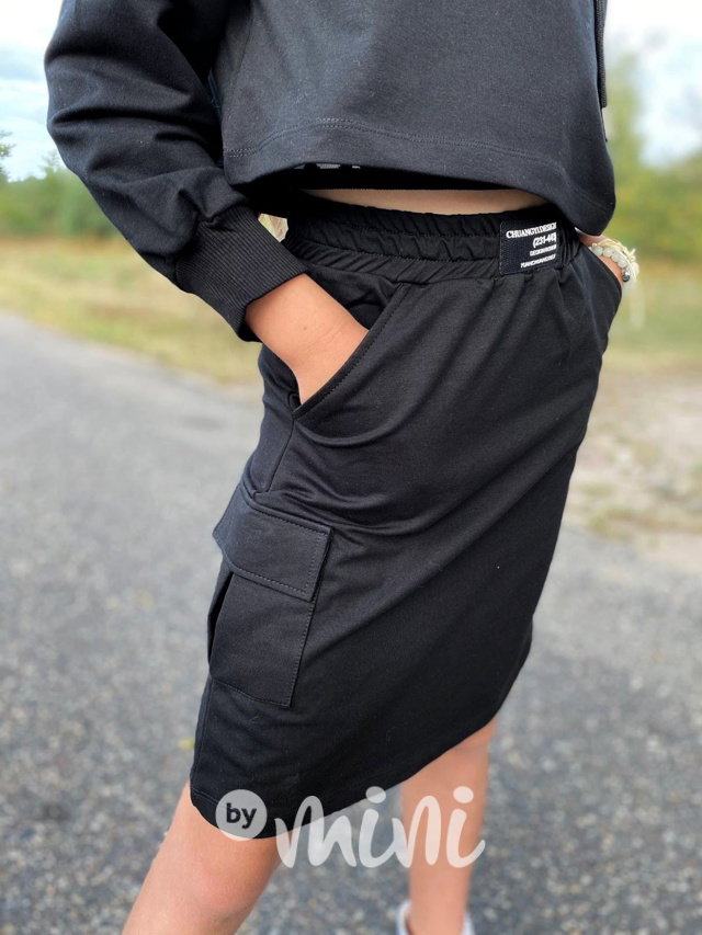 Midi cargo sporty sukně