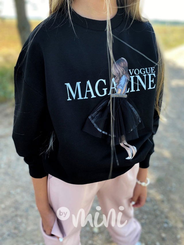 Vogue mikina černá