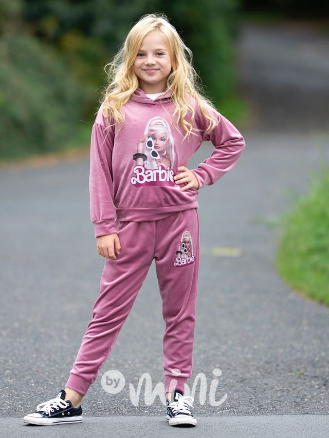 Soft velurová souprava Barbie