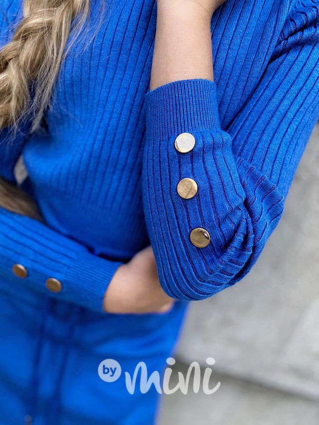 Svetříkové šaty blue