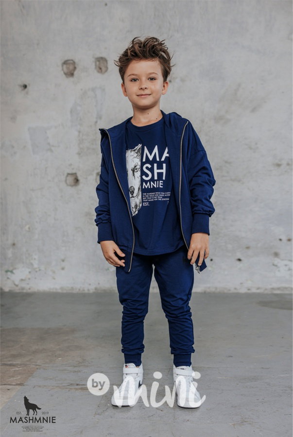 Mash Mnie WOLF tepláky blue