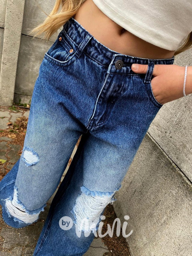 Maxi jeans ripped švédy