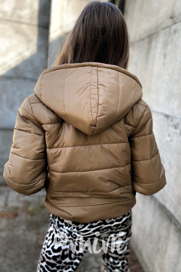 Prošívaná bunda beige