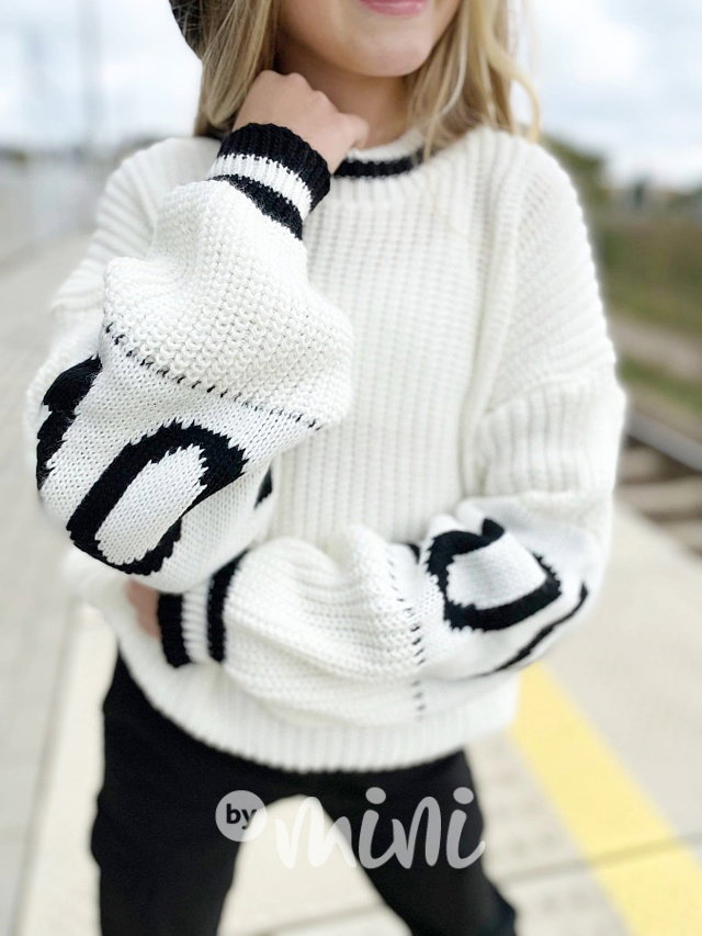 LOVE svetr white