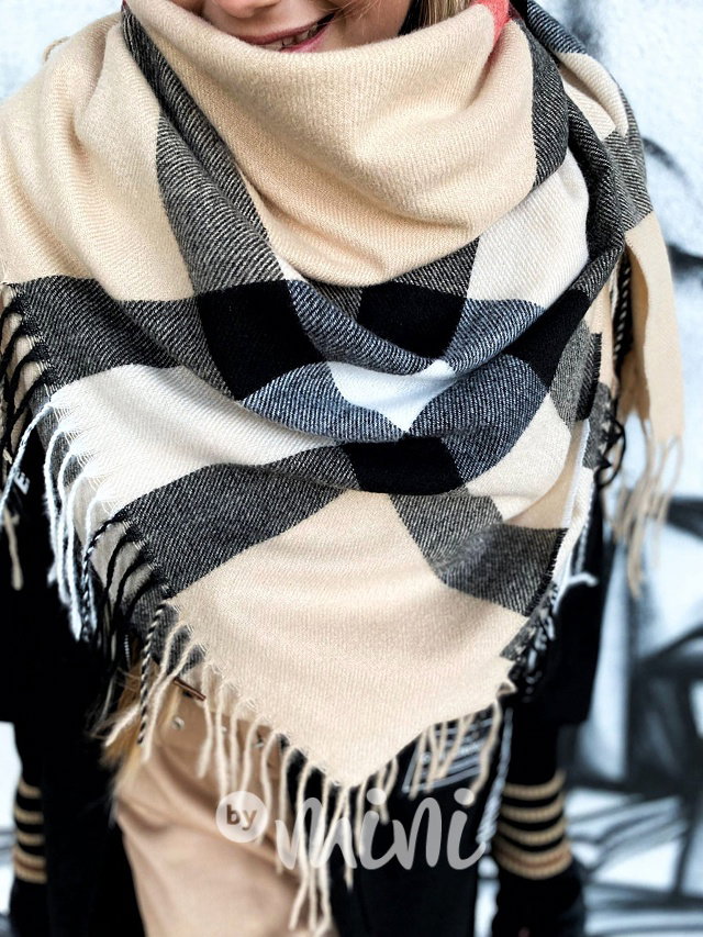 Maxi šála London beige