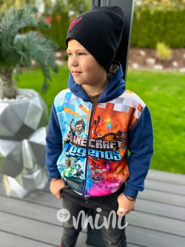 Minecraft legends vyteplená mikina