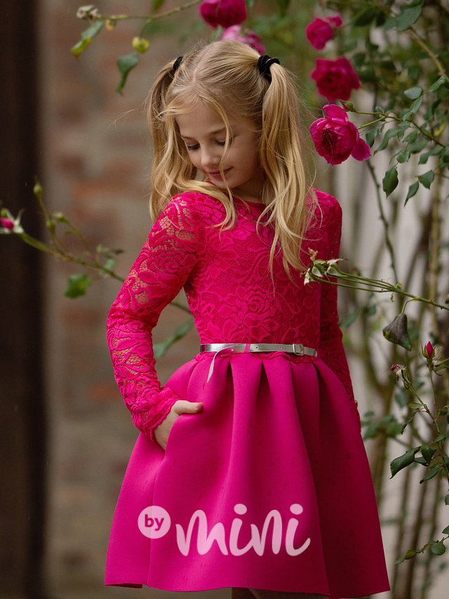 Luxury MAGENTA dress
