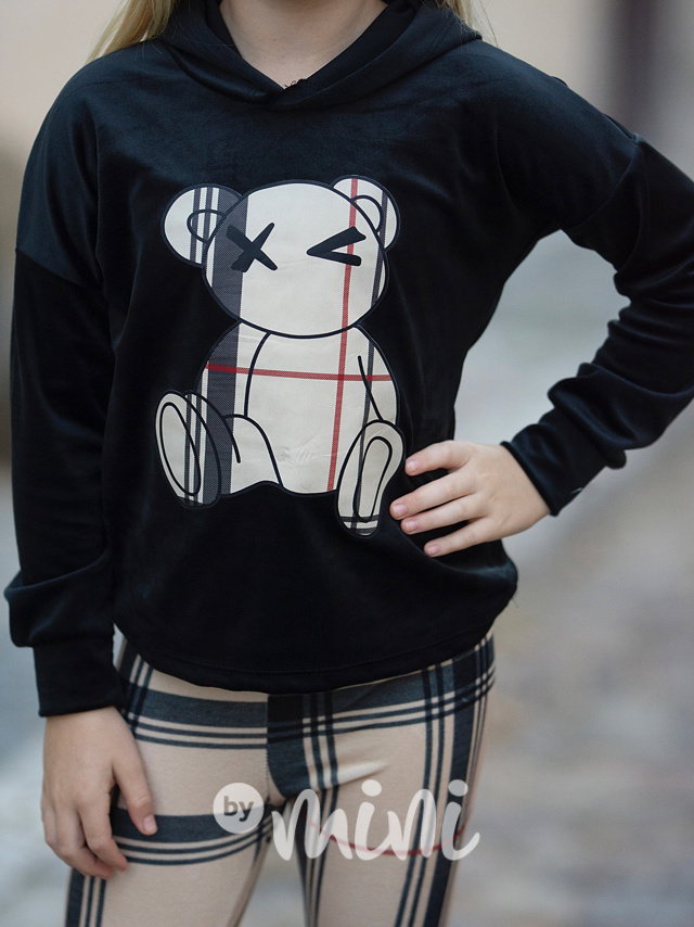 London teddy velurový set