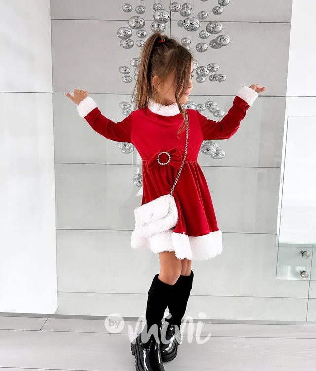 Santas girl šaty s kabelkou