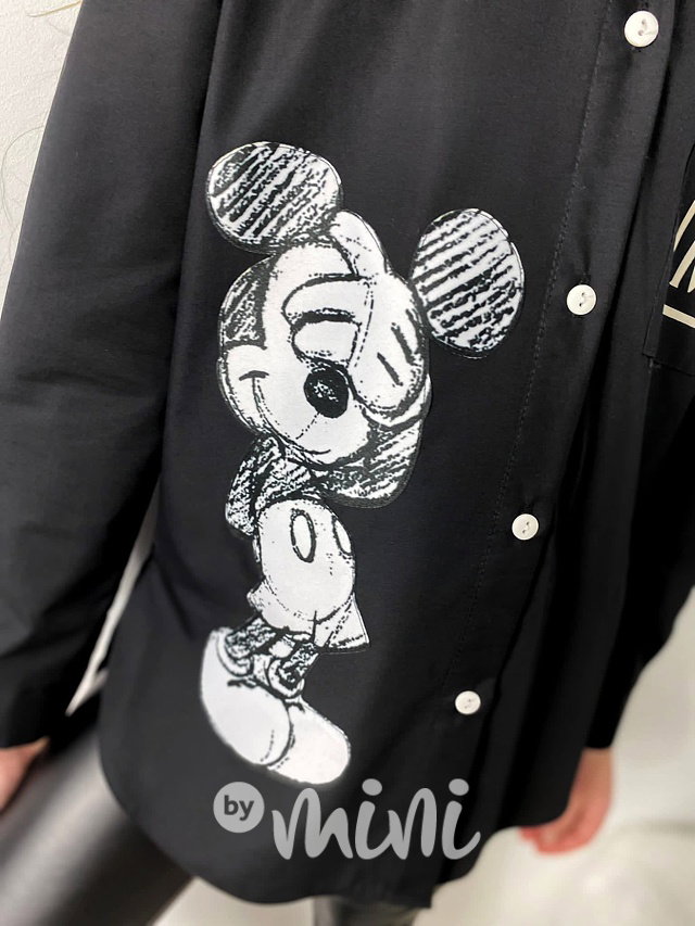 Mickey košile černá