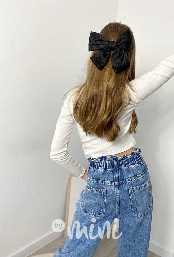 Fashion ripped maxi jeans švédy