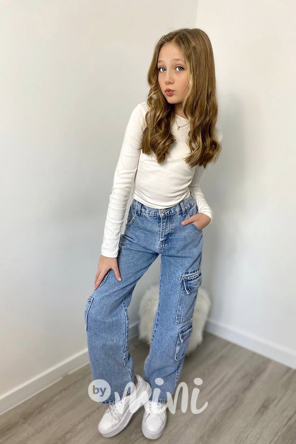 Fashion kapsáčové jeansy