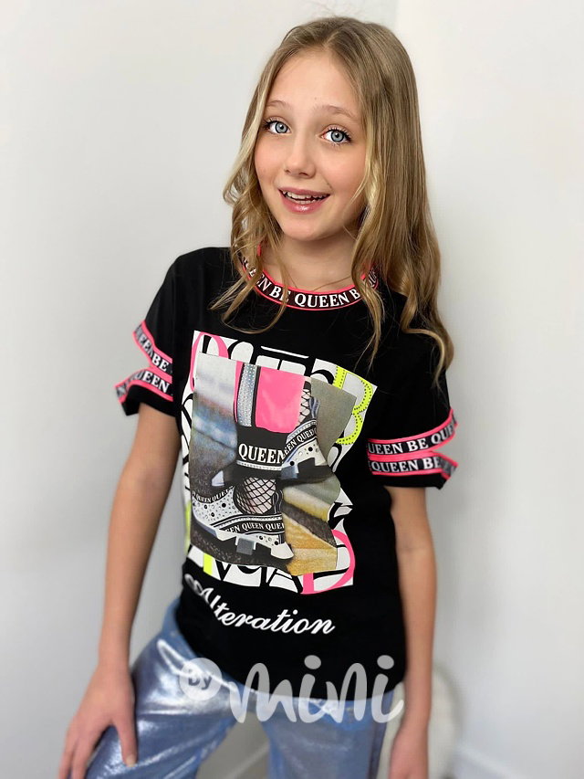 Queen fashion triko s kamínky