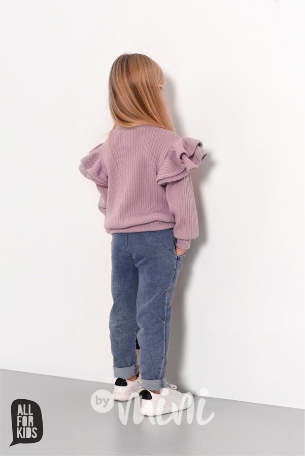 Soft blue jeans