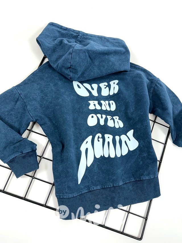 Despacito hoodie mikina acid wash ocean