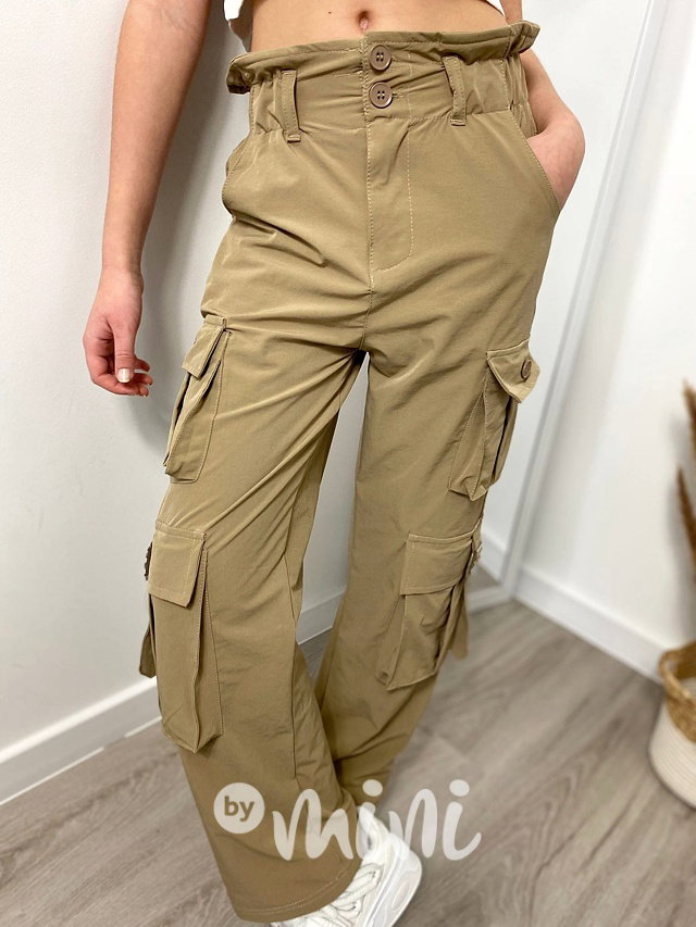 Cargo fashion kapsáče beige