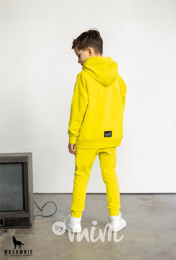 Mash Mnie logo mikina lemon