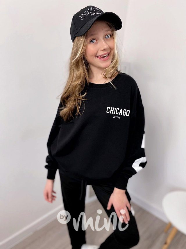Chicago mikina černá