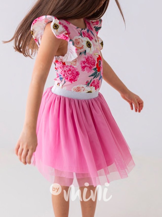 Barbie pink tylová tutu sukně Lily Grey