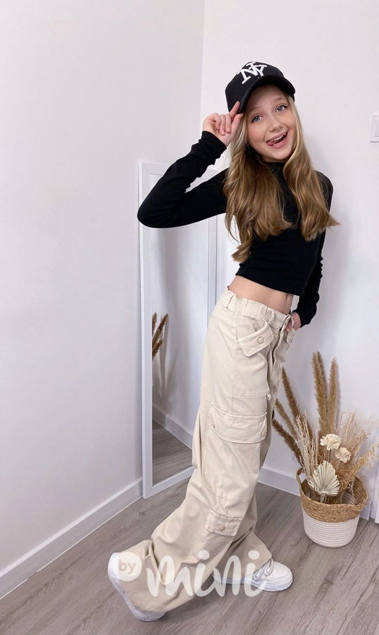 Maxi fashion švédy beige