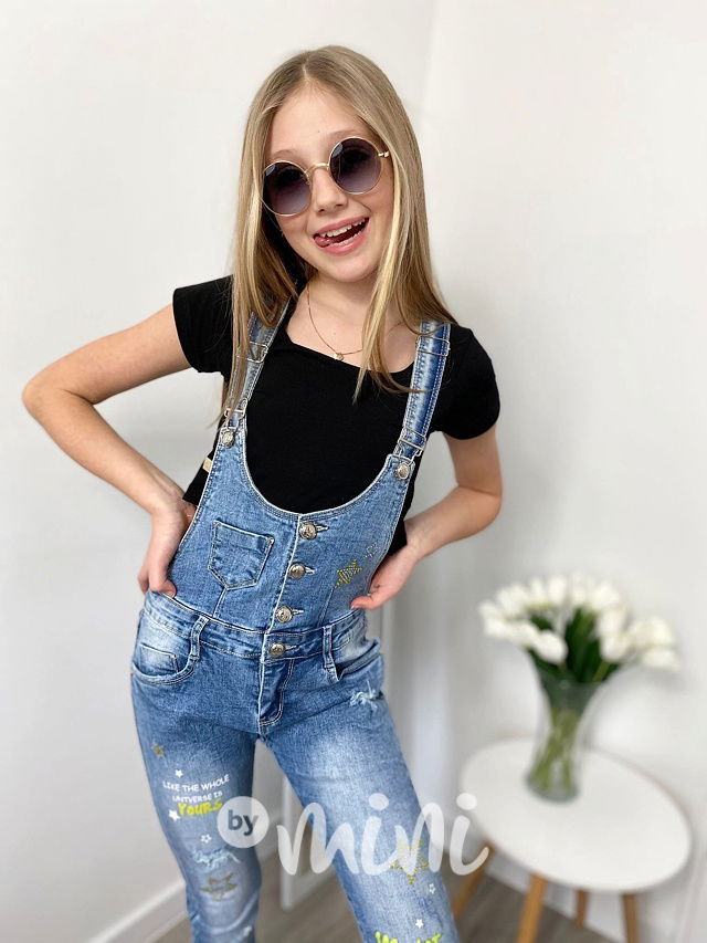 Stretch jeans lacláče se zdobením