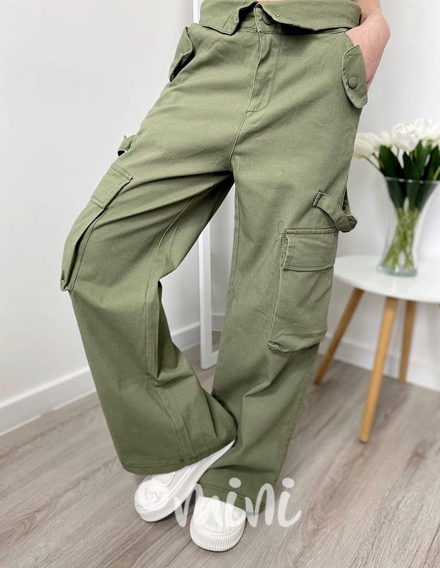Maxi fashion švédy STREET khaki