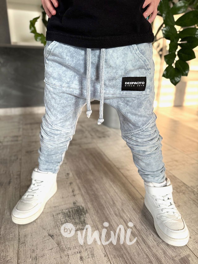 DESPACITO ice blue biker tepláky